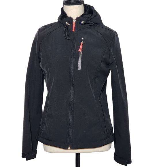 ZeroXposur Jackets & Blazers - ZeroXposur Black Full Zip Hooded Jacket, Size Small